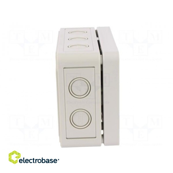 Enclosure: junction box | X: 94mm | Y: 130mm | Z: 57mm | polystyrene image 5