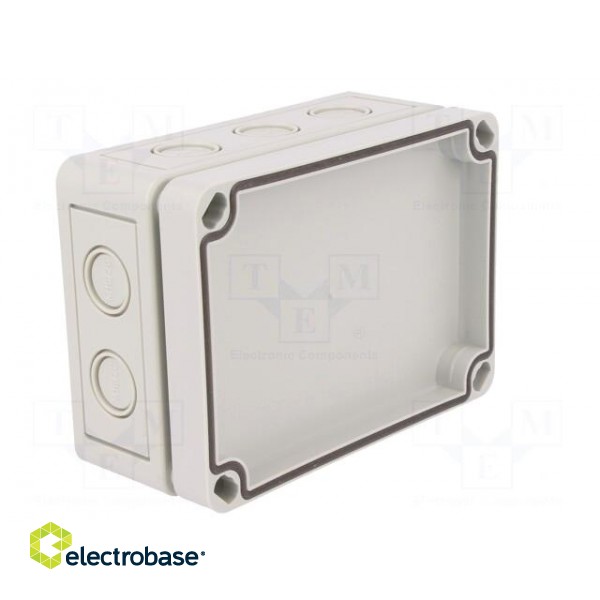 Enclosure: junction box | X: 94mm | Y: 130mm | Z: 57mm | polystyrene image 6