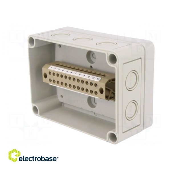 Enclosure: junction box | X: 94mm | Y: 130mm | Z: 57mm | polystyrene image 4