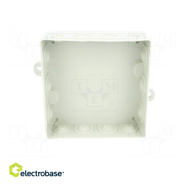 Enclosure: junction box | X: 95mm | Y: 95mm | Z: 40mm | wall mount | IP54 paveikslėlis 3