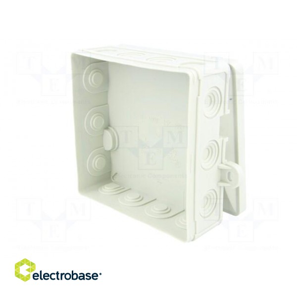 Enclosure: junction box | X: 95mm | Y: 95mm | Z: 40mm | wall mount | IP54 image 4