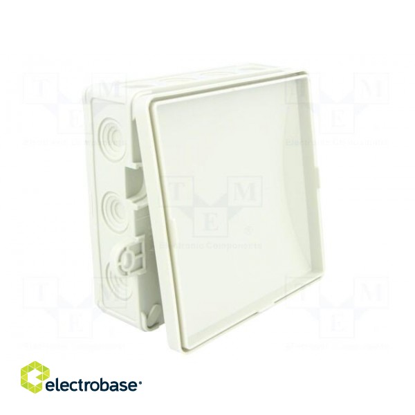 Enclosure: junction box | X: 95mm | Y: 95mm | Z: 40mm | wall mount | IP54 image 6