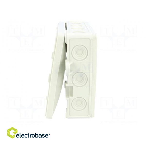 Enclosure: junction box | X: 95mm | Y: 95mm | Z: 40mm | wall mount | IP54 image 9