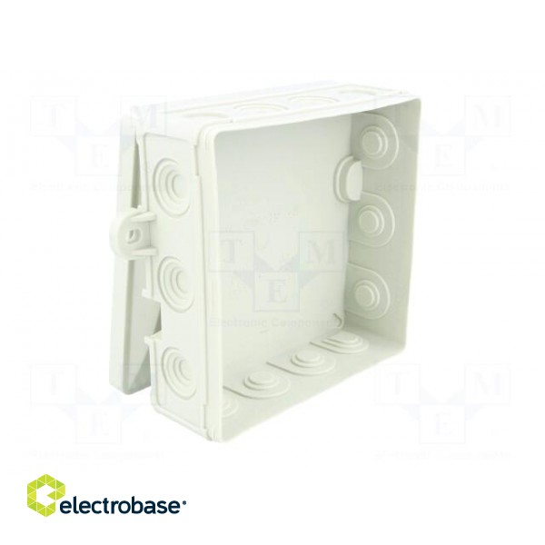 Enclosure: junction box | X: 95mm | Y: 95mm | Z: 40mm | wall mount | IP54 image 2