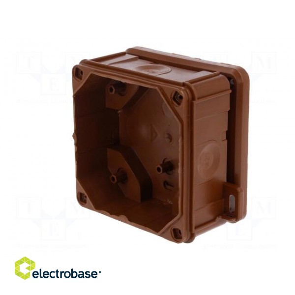 Enclosure: junction box | X: 98mm | Y: 98mm | Z: 46mm | wall mount | IP55 image 4