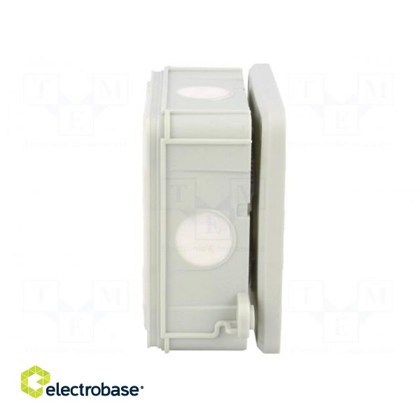 Enclosure: junction box | X: 98mm | Y: 98mm | Z: 46mm | wall mount | IP55 image 6