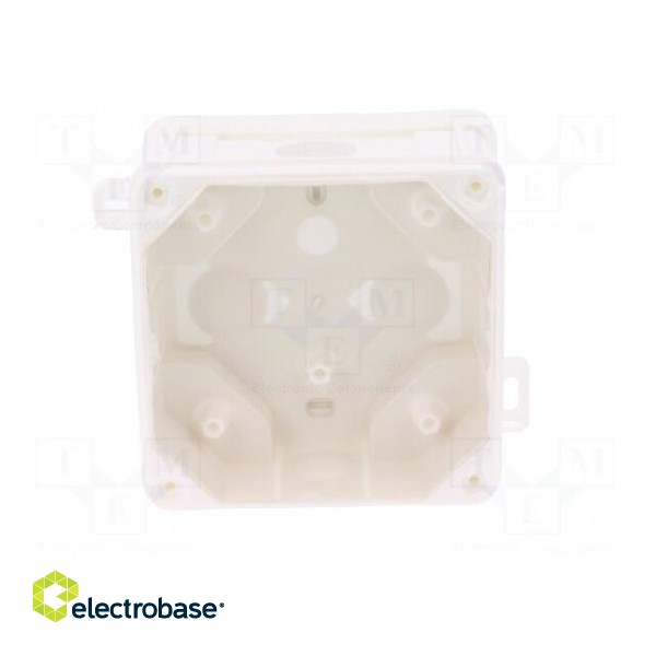 Enclosure: junction box | X: 98mm | Y: 98mm | Z: 46mm | wall mount | IP55 image 3