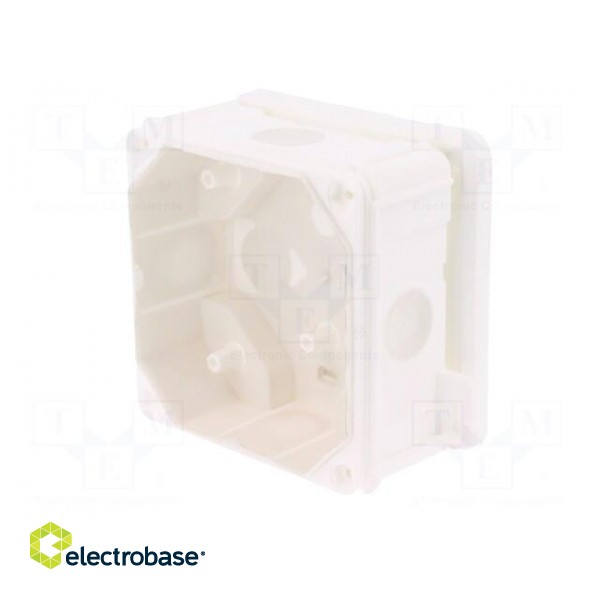 Enclosure: junction box | X: 98mm | Y: 98mm | Z: 46mm | wall mount | IP55 image 4