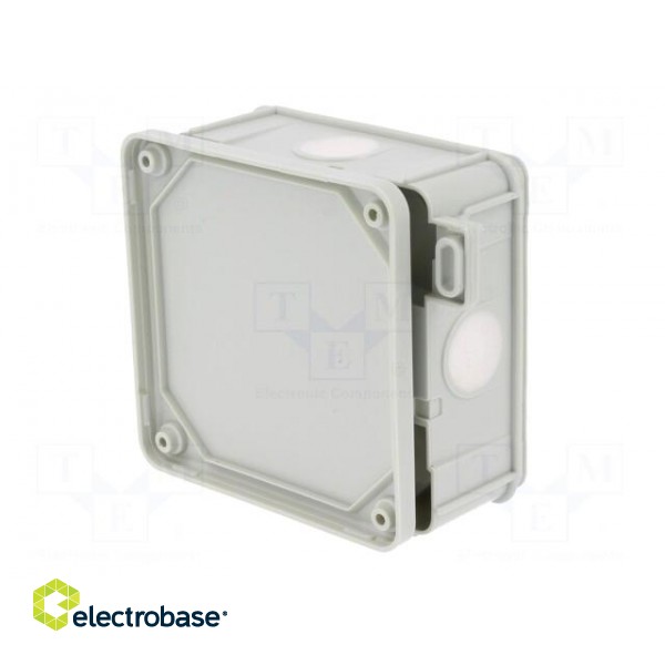 Enclosure: junction box | X: 98mm | Y: 98mm | Z: 46mm | wall mount | IP55 image 8