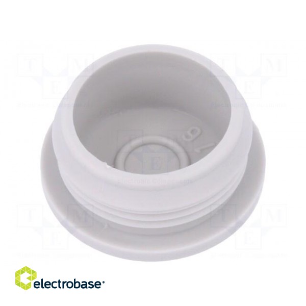 Stopper | elastomer thermoplastic TPE | light grey | 1.5÷4.5mm image 2