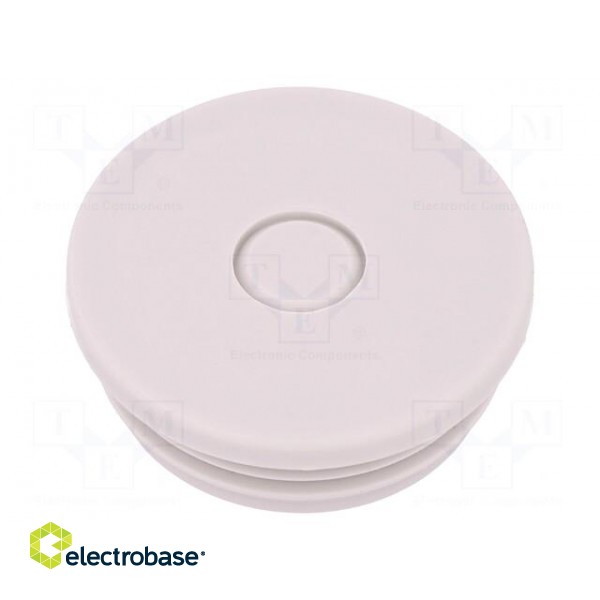 Stopper | elastomer thermoplastic TPE | light grey | 1.5÷4.5mm image 1