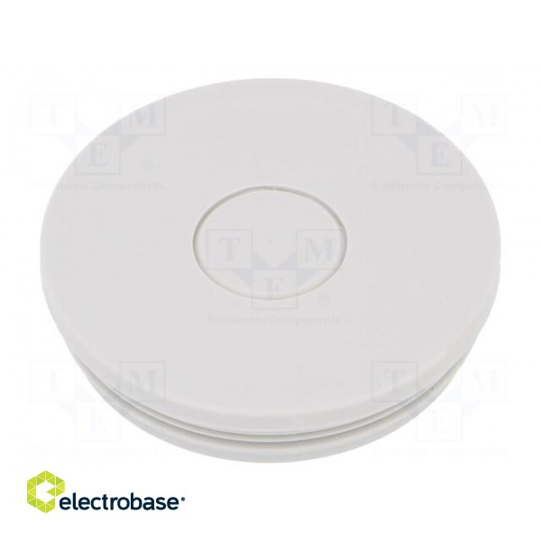 Stopper | TPE (thermoplastic elastomer) | light grey | 1.5÷4.5mm фото 1