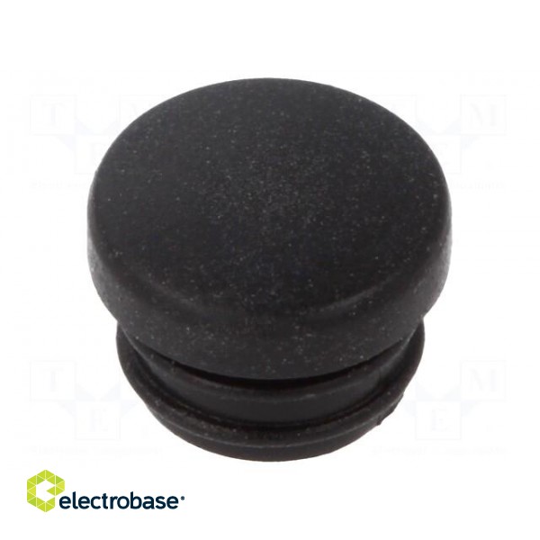 Stopper | elastomer thermoplastic TPE | Øhole: 6.9mm | H: 5.7mm image 1