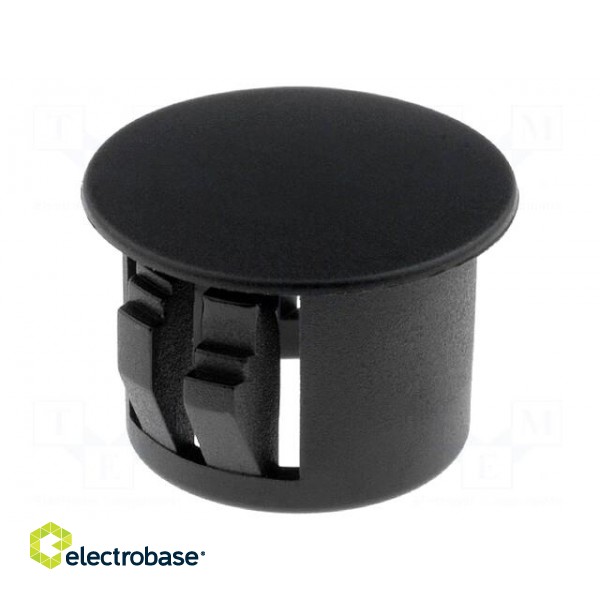 Stopper | polyamide | Wall thick: 3.3mm | H: 10.1mm | black