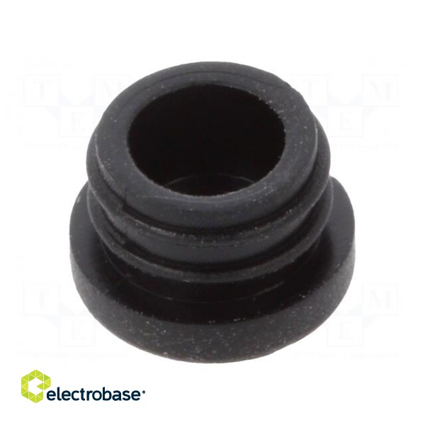 Stopper | elastomer thermoplastic TPE | Øhole: 6.9mm | H: 5.7mm image 2