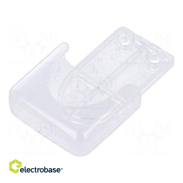 Clip | Colour: transparent | Application: for enclosures | Y: 68mm