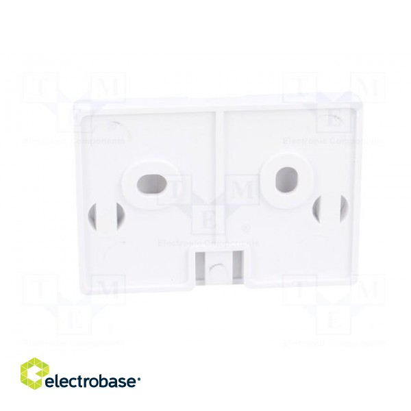 Set of clips | ABS | white | Kit: 2 holders,screw x4 image 5