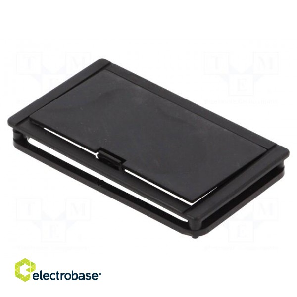Battery divider | W: 39mm | L: 68.5mm | black image 1