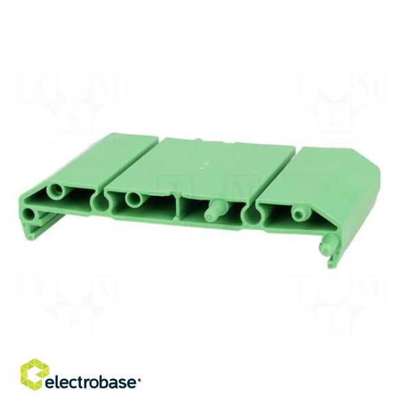 DIN rail mounting bracket | polyamide | 77x45mm | Body: green image 7
