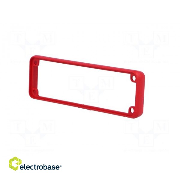 Frame for enclosure | ABS | Series: 1455 | HM-1455L | Colour: red фото 8