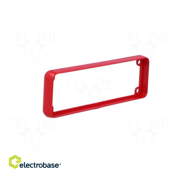 Frame for enclosure | ABS | Series: 1455 | HM-1455L | Colour: red фото 2