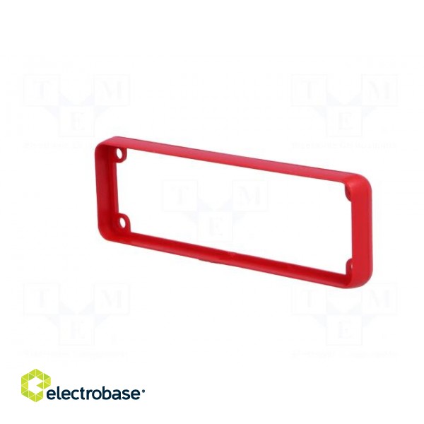 Frame for enclosure | ABS | Series: 1455 | HM-1455L | Colour: red фото 4