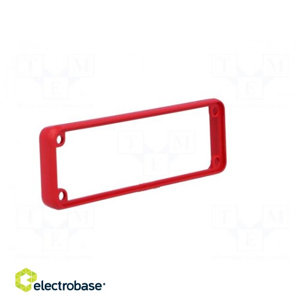 Frame for enclosure | ABS | Series: 1455 | HM-1455L | Colour: red фото 6