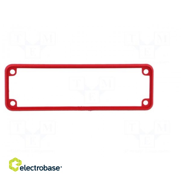 Frame for enclosure | ABS | Series: 1455 | HM-1455L | Colour: red фото 7