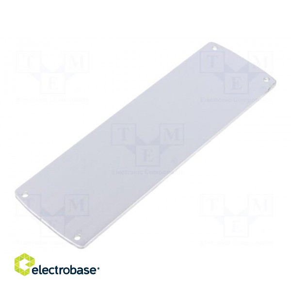 Front panel | aluminium | W: 53.04mm | L: 167.03mm | Thk: 2.5mm