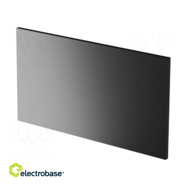 Front panel | Panel colour: black | UL94V-0