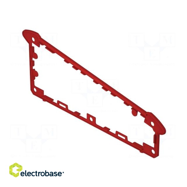 Gasket | Alu-Topline | red | 5set