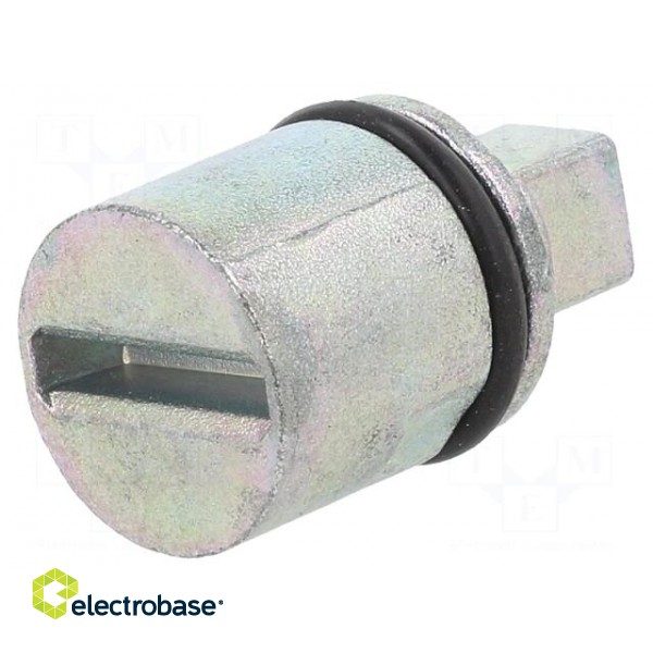 Insert for lock | cast zinc | 27mm | AE,BG,for enclosures,EB image 1