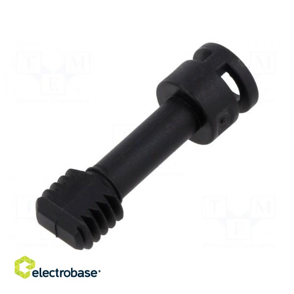 Screw | polyamide | for covers | black