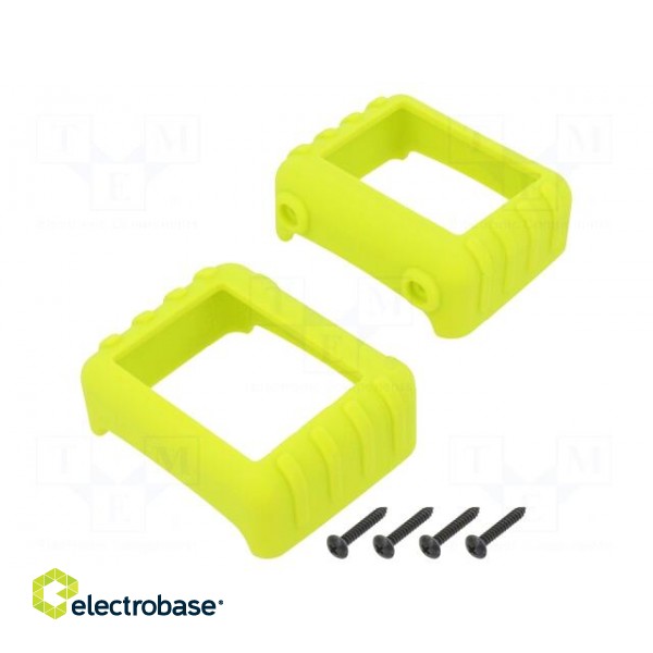 Silicone protector | thermoplastic rubber | Colour: green | 2pcs.