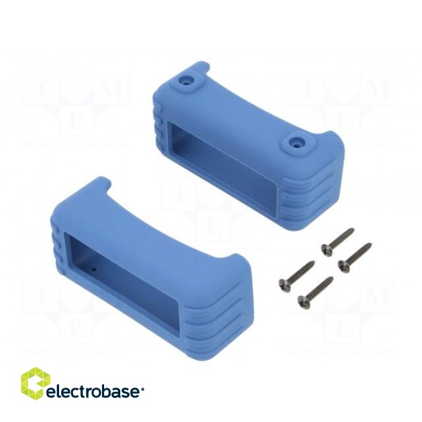 Silicone protector | thermoplastic rubber | Colour: blue | 2pcs.