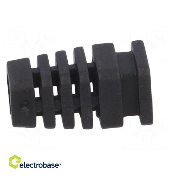 Strain relief | rubber | L: 22.4mm | black | Panel thick: max.2.8mm image 6