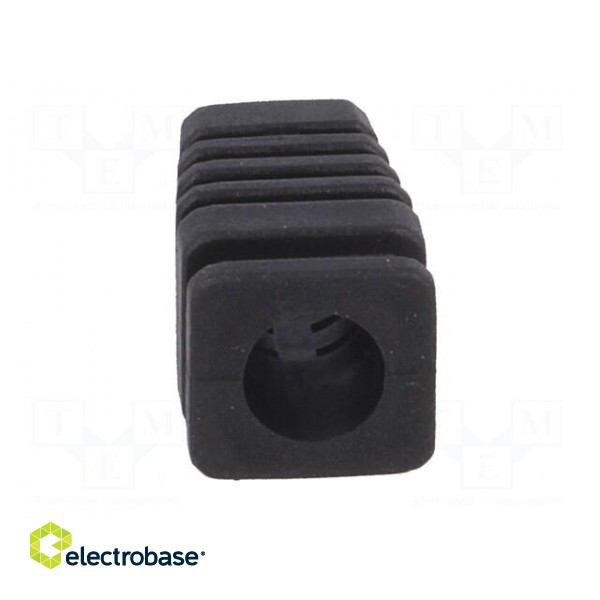 Strain relief | rubber | L: 22.4mm | black | Panel thick: max.2.8mm image 8