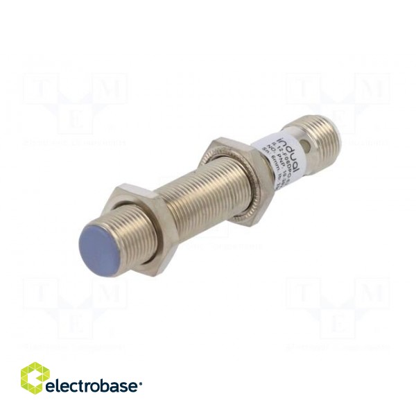 Sensor: inductive | 0÷4mm | 10÷30VDC | M12 | Connection: connector M12 paveikslėlis 2