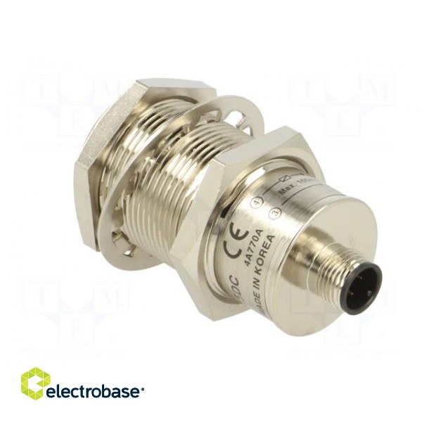 Sensor: inductive | OUT: 2-wire NC | 0÷15mm | 10÷30VDC | M30 | IP67 фото 4