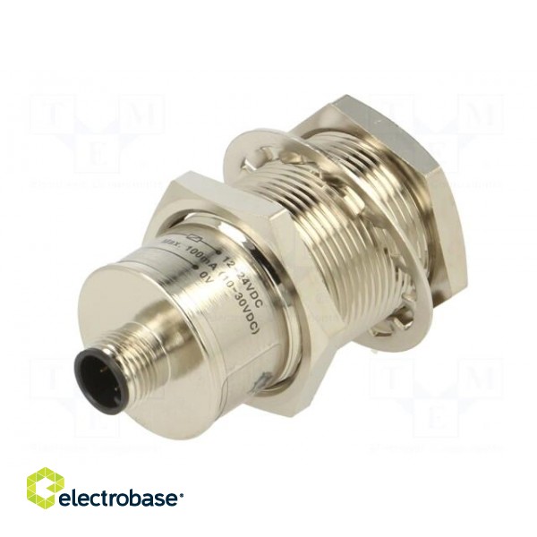 Sensor: inductive | OUT: 2-wire NC | 0÷15mm | 10÷30VDC | M30 | IP67 фото 6