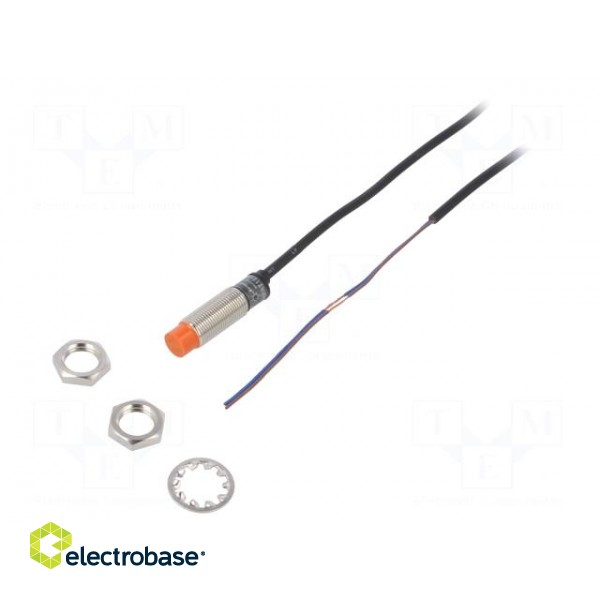 Sensor: inductive | Output conf: 2-wire NC | 0÷4mm | 10÷30VDC | M12