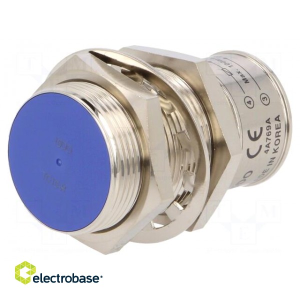 Sensor: inductive | Output conf: 2-wire NO | 0÷15mm | 10÷30VDC | M30 фото 1
