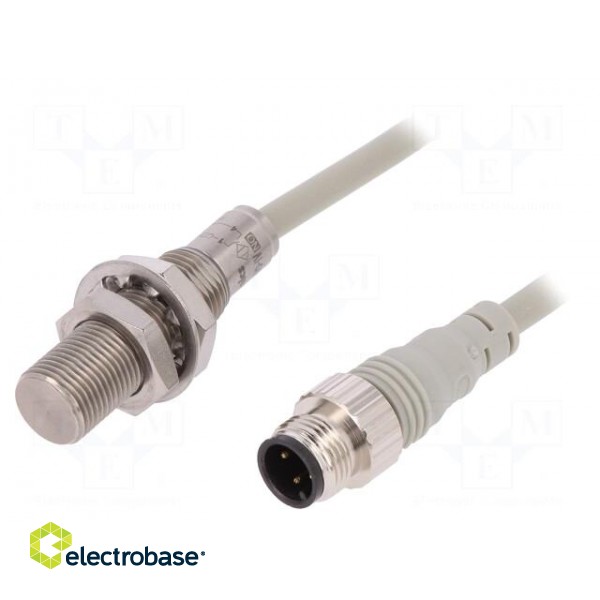 Sensor: inductive | Output conf: 2-wire NO | 0÷2mm | 10÷30VDC | M12