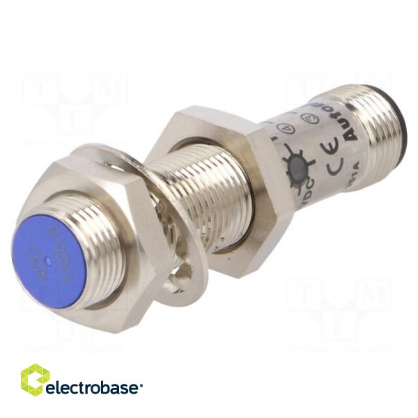 Sensor: inductive | Output conf: 2-wire NO | 0÷4mm | 10÷30VDC | M12 image 1