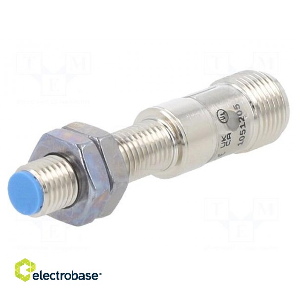 Sensor: inductive | OUT: PNP | 2mm | 10÷30VDC | M8 | Connection: plug M12 image 1