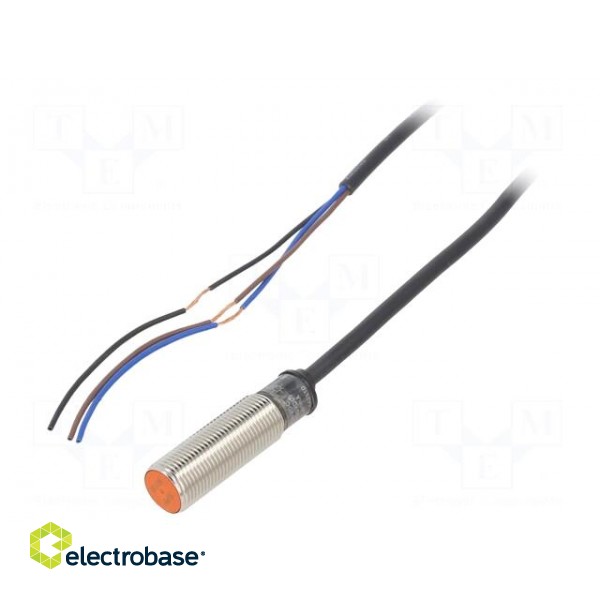 Sensor: inductive | OUT: PNP / NC | 0÷2mm | M12 | Connection: lead 2m