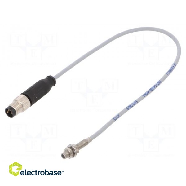 Sensor: inductive | Output conf: PNP / NO | 0÷0.6mm | 10÷30VDC | M4