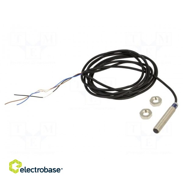 Sensor: inductive | OUT: PNP / NO | 0÷1.5mm | 12÷48VDC | M8 | IP67 | 200mA