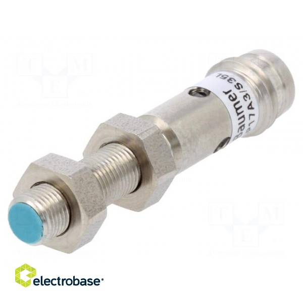 Sensor: inductive | OUT: PNP / NO | 0÷1.6mm | 10÷30VDC | M5 | IP67 | 100mA image 1