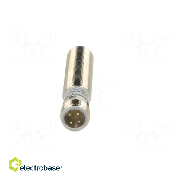 Sensor: inductive | OUT: PNP / NO | 0÷4mm | M12 | IP67 | Mat: brass | PIN: 4 image 5